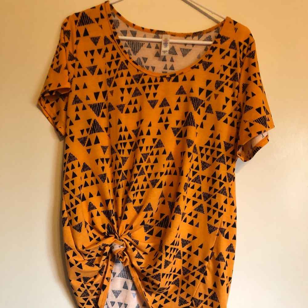 Gold and Black Irma Tunic Tee